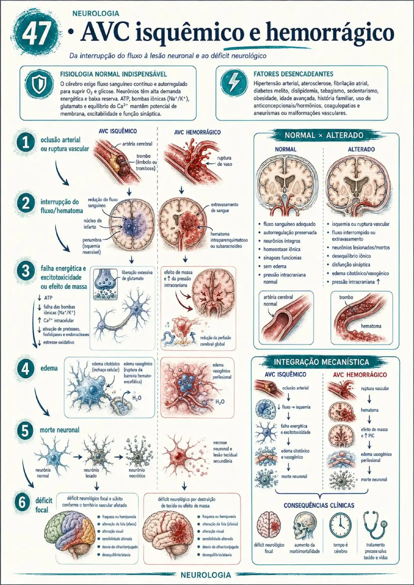 Página real do PDF: mapa de AVC Isquêmico e Hemorrágico